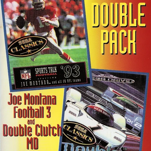 Double Pack: Joe Montana Football 3 / Double Clutch MD