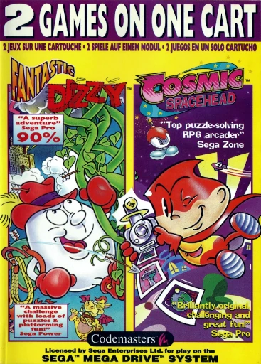 Fantastic Dizzy and Cosmic Spacehead Double Pack