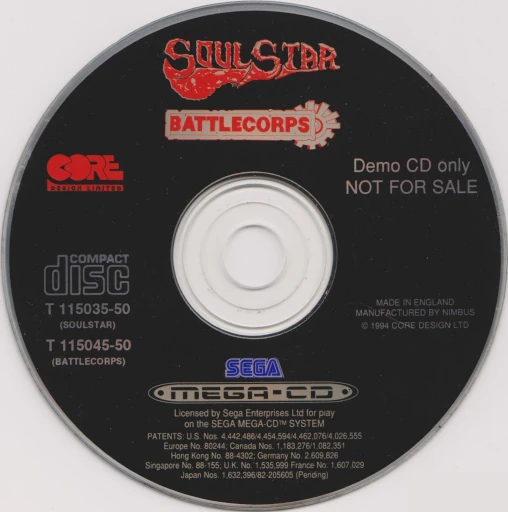 SoulStar / Battlecorps Demo Disc